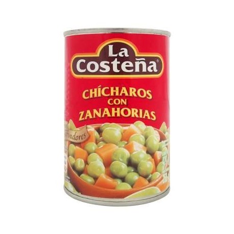 CAJA DE CHICHARO CON ZANAHORIA DE 420 GRS CON 24 PIEZAS - LA COSTEÑA - Envío Gratuito