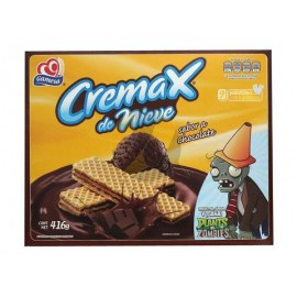 CAJA CREMAX CHOCOLATE GAMESA DE 416 GRS CON 12 PAQUETES - PEPSICO - Envío Gratuito